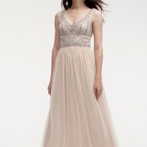 BHLDN Sterling Dress in Oyster, Size 2